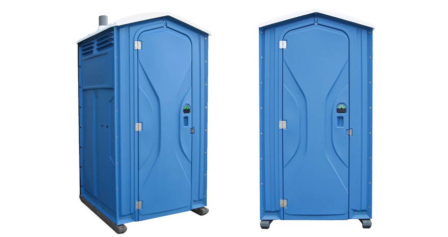Long-term porta potty units on site in Fairfield, California